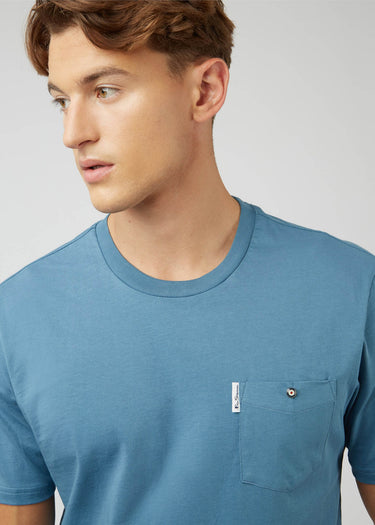 Ben Sherman T-shirts Signature pocket tee - blue shadow