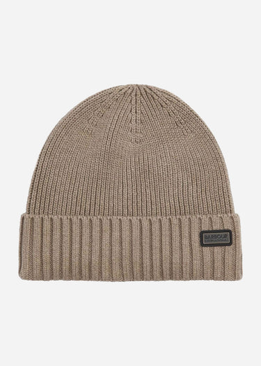 Barbour International Mutsen Chester beanie hat - brindle