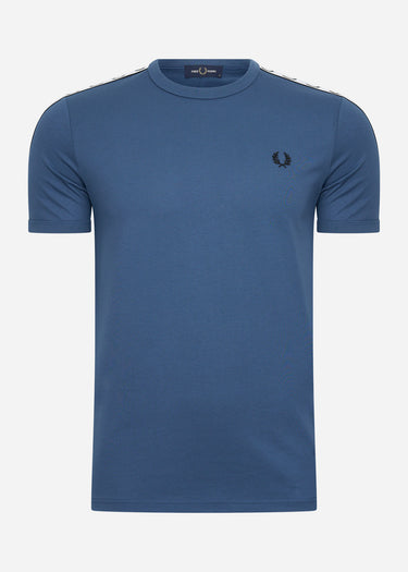 Fred Perry T-shirts Taped ringer t-shirt - midnight blue