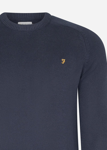 Farah Truien Sweater kingsbury crew sweat - true navy