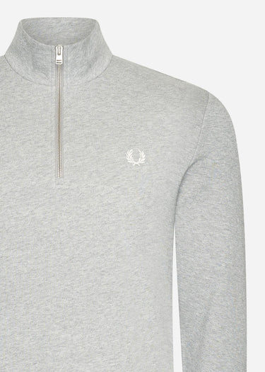 Fred Perry Truien Half zip sweatshirt - steel marl