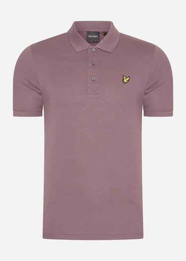 Lyle & Scott Polo's Plain polo shirt - highland mauve