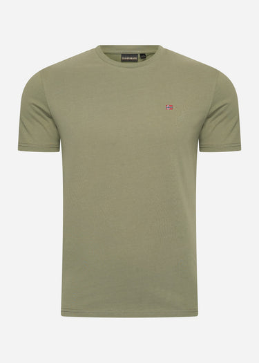 Napapijri T-shirts Salis ss sum t-shirt - green lichen