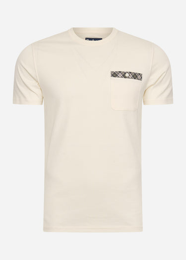Barbour T-shirts Durness pocket tee - whisper white