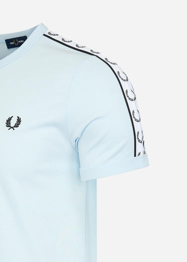 Fred Perry T-shirts Taped ringer t-shirt - light ice