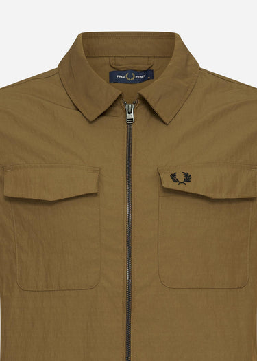 Fred Perry Overshirts Zip overshirt - shaded stone