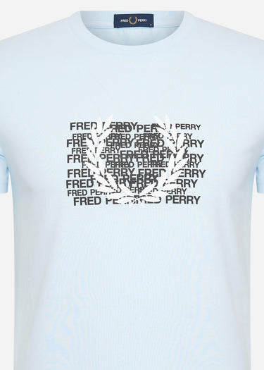 Fred Perry T-shirts Fred perry graphic t-shirt - light ice