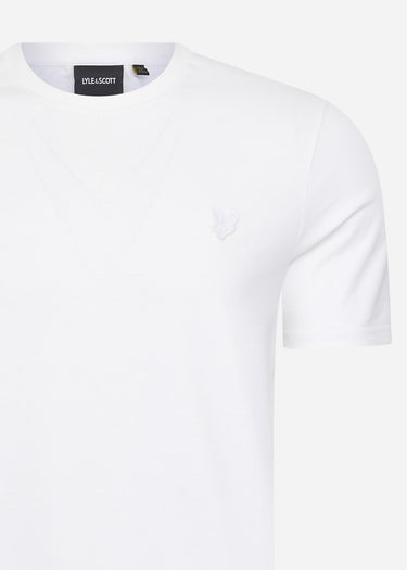 Lyle & Scott Polo's Tonal eagle polo shirt - white