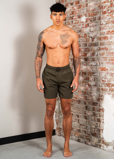 Lyle & Scott Zwembroeken Plain swimshort - olive
