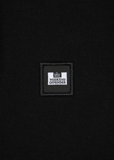 Weekend Offender Hoodies Ribbe - black
