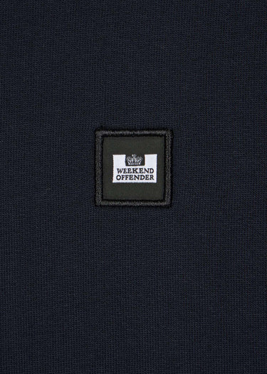 Weekend Offender Hoodies Ribbe - navy