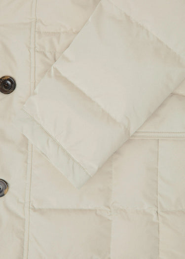 Hackett London Jassen Long hooded puffer - rope