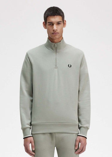 Fred Perry Truien Half zip sweatshirt - limestone