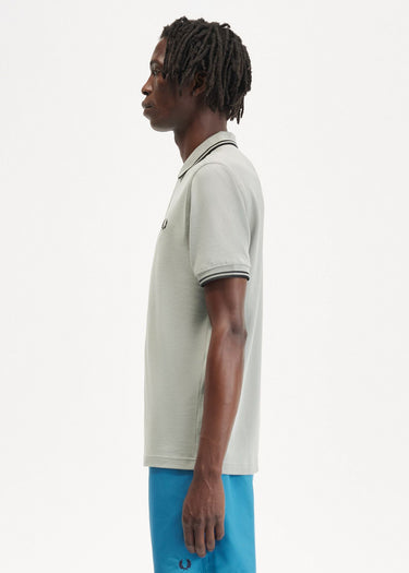 Fred Perry Polo's Twin tipped Fred Perry shirt - limestone black