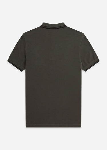 Fred Perry Polo's Twin tipped fred perry polo shirt- field green black