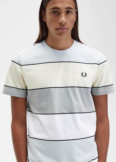Fred Perry T-shirts Bold stripe t-shirt - ice cream