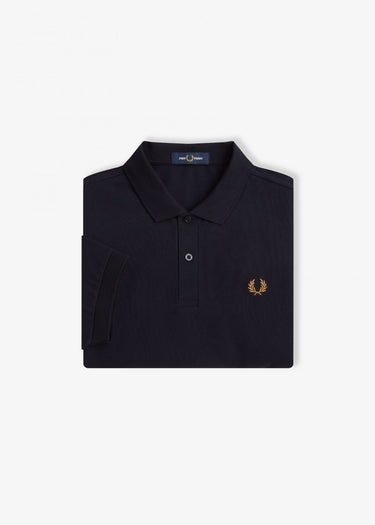 Fred Perry Polo's Plain fred perry shirt - navy dark caramel