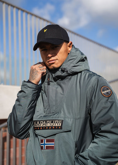 Lyle & Scott Petten Heavy twill baseball cap - jet black