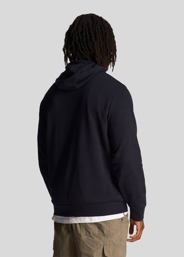 Lyle & Scott Hoodies Loopback embroidered hoodie - dark-navy