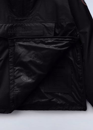 Napapijri Jassen Lightweight Packable Rainforest Overhead rf next Jacket - black beauty