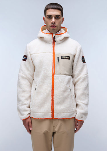 Napapijri Jassen Yupik full zip hoodie - whitecap gray