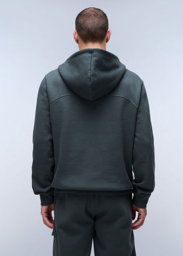 Napapijri Hoodies Badge halfzip hoodie - green urban