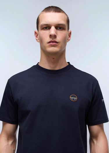 Napapijri T-shirts Badge t-shirt - blue marine