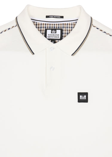 Weekend Offender Longsleeve Polo's Carola - winter white house check