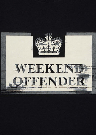 Weekend Offender T-shirts Bonpensiero - black