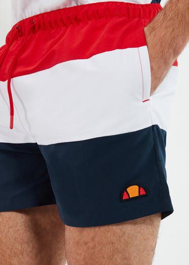 Ellesse Zwembroeken Cielo swimshort - red navy white