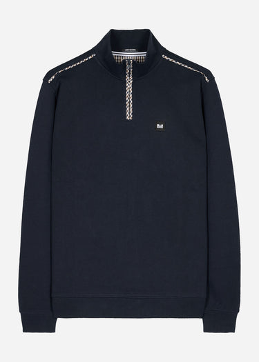 Weekend Offender Truien Matisa - navy house check