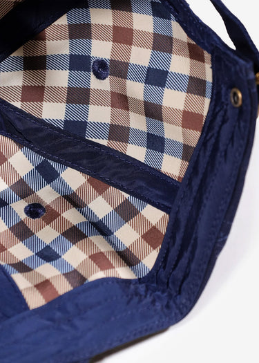 Aquascutum Petten Iconic Rubber patch Baseball cap OS