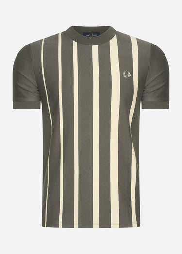 Fred Perry T-shirts Gradient stripe t-shirt - field green