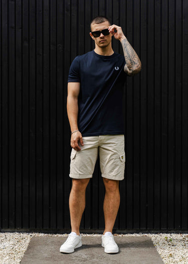 Lyle & Scott Korte Broeken Wembley cargo short - beige (Copy)