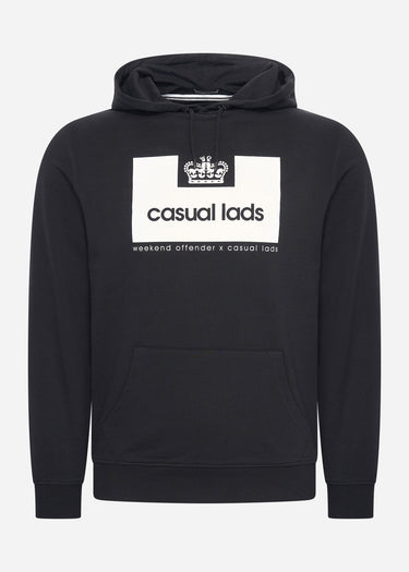 Weekend Offender Hoodies Casual Lads hoodie - black