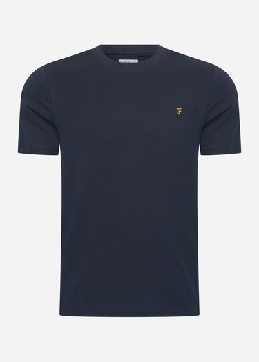 Farah T-shirts Danny reg tee - true navy