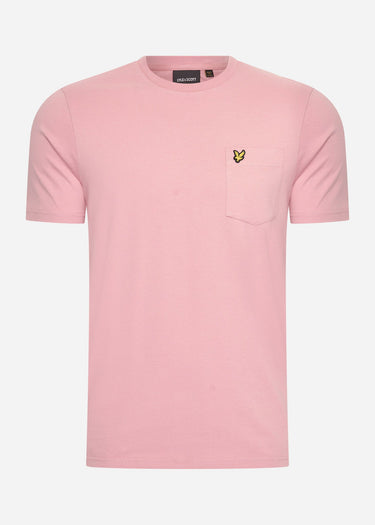 Lyle & Scott T-shirts Pocket t-shirt - palm pink