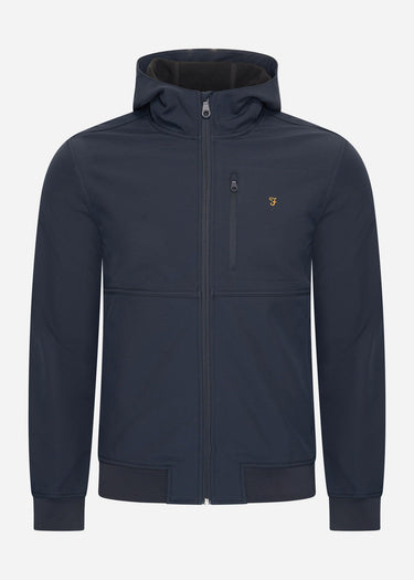 Farah Jassen Rudd softshell jacket - true navy