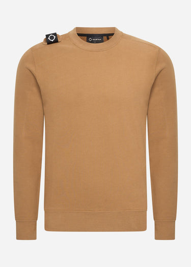 MA.Strum Truien Core crew sweatshirt - desert clay