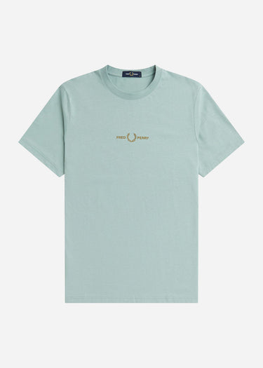 Fred Perry T-shirts Embroidered t-shirt - silver blue