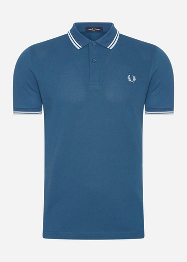 Fred Perry Polo's Twin tipped fred perry shirt - mdngtbl ecr lice