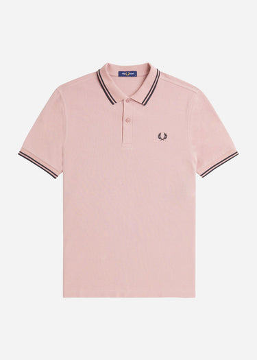 Fred Perry Polo's Twin tipped fred perry shirt - dusty rs pink black