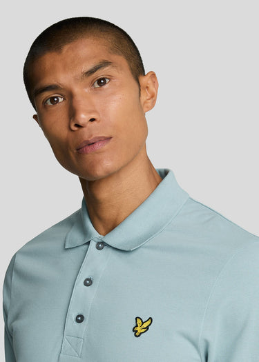 Lyle & Scott Polo's Plain polo shirt - blue smoke