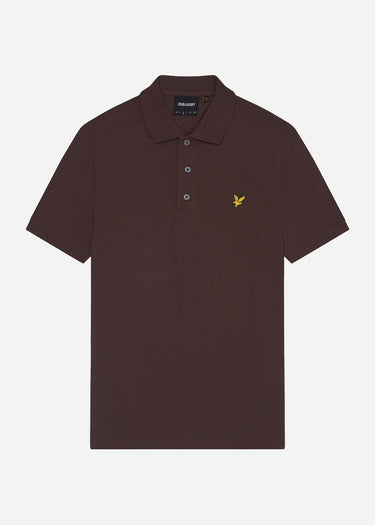 Lyle & Scott Polo's Plain polo shirt - deep mahogany