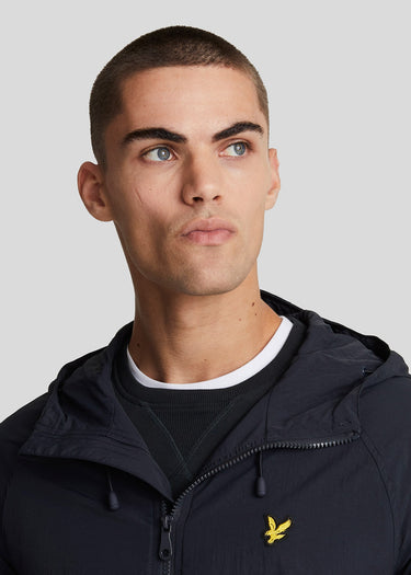 Lyle & Scott Jassen Hooded windbreaker jacket - dark navy