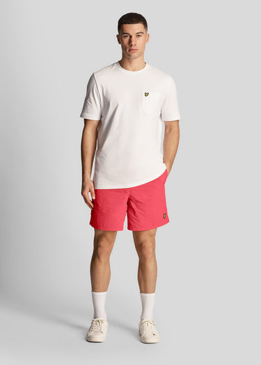 Lyle & Scott Zwembroeken Plain swim short - electric-pink