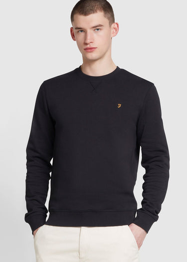 Farah Truien Sweatshirt tim new crew - black