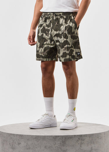 Weekend Offender Korte Broeken Anzio camo - castle green rain camo
