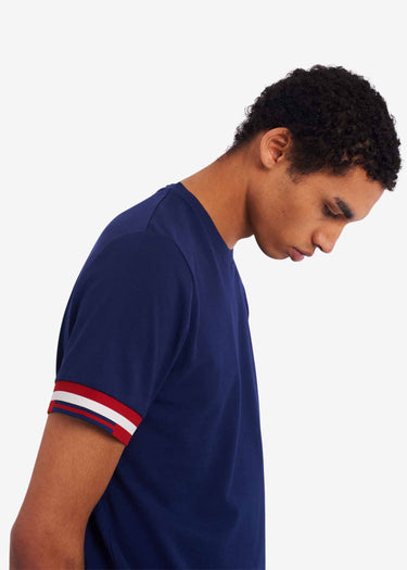 Fred Perry T-shirts Abstract cuff t-shirt - french navy