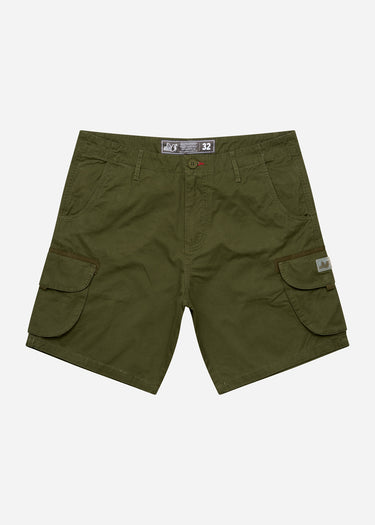 Peaceful Hooligan Korte Broeken Bunker shorts - khaki